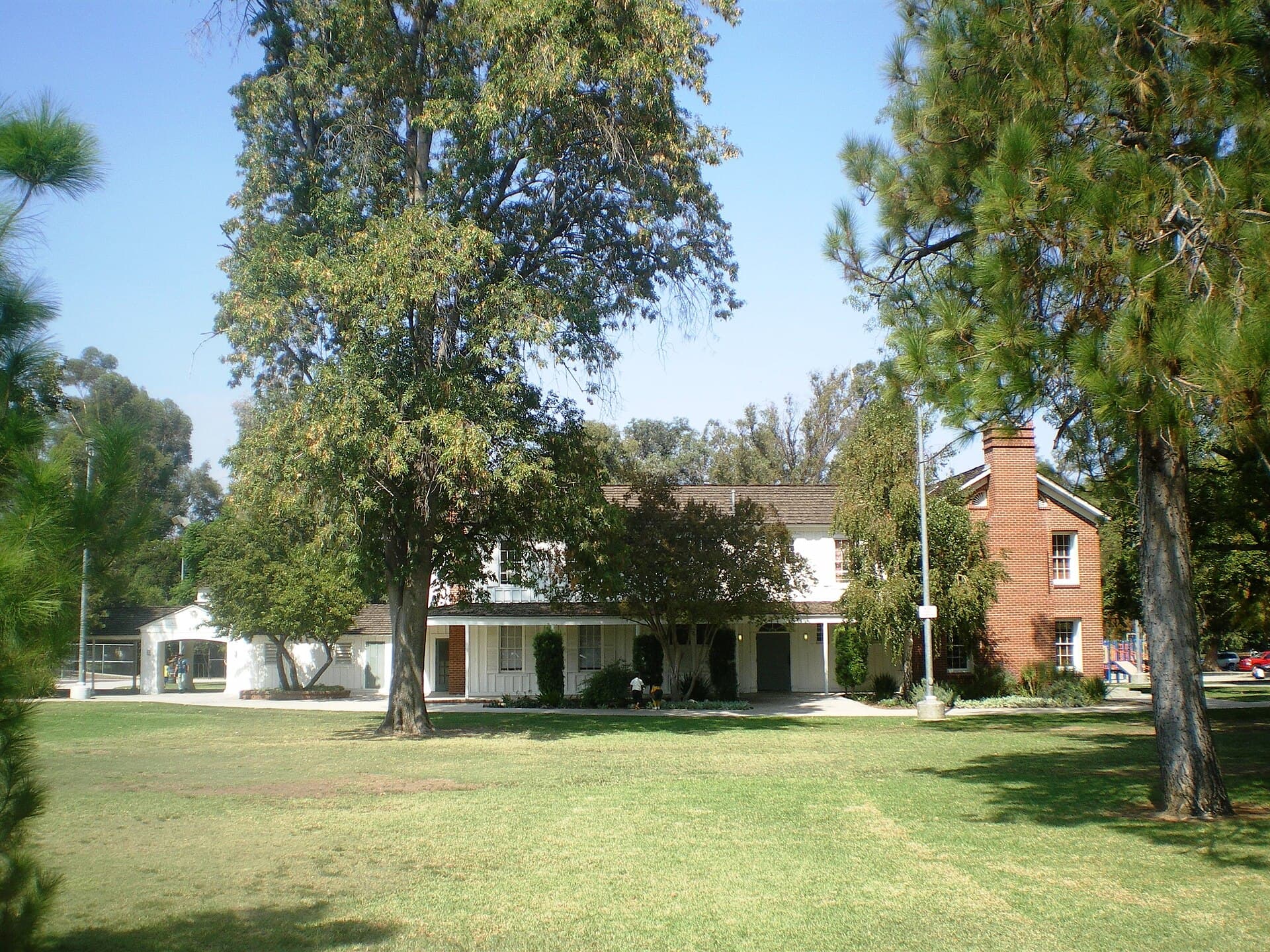 The historic Shadow Ranch house and park in West Hills