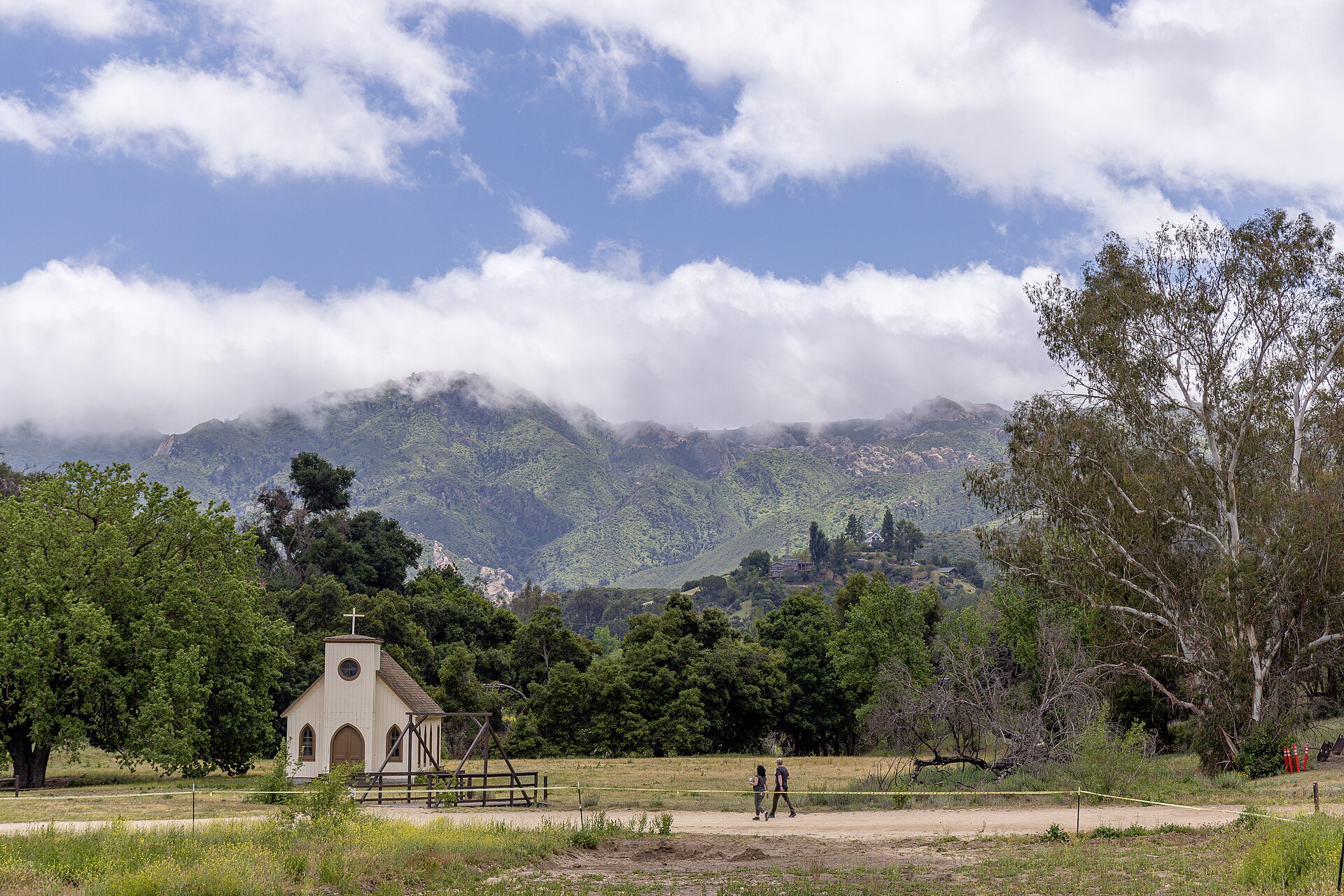 Paramount Ranch, a historic Western film set turned hiking area near Agoura Hills