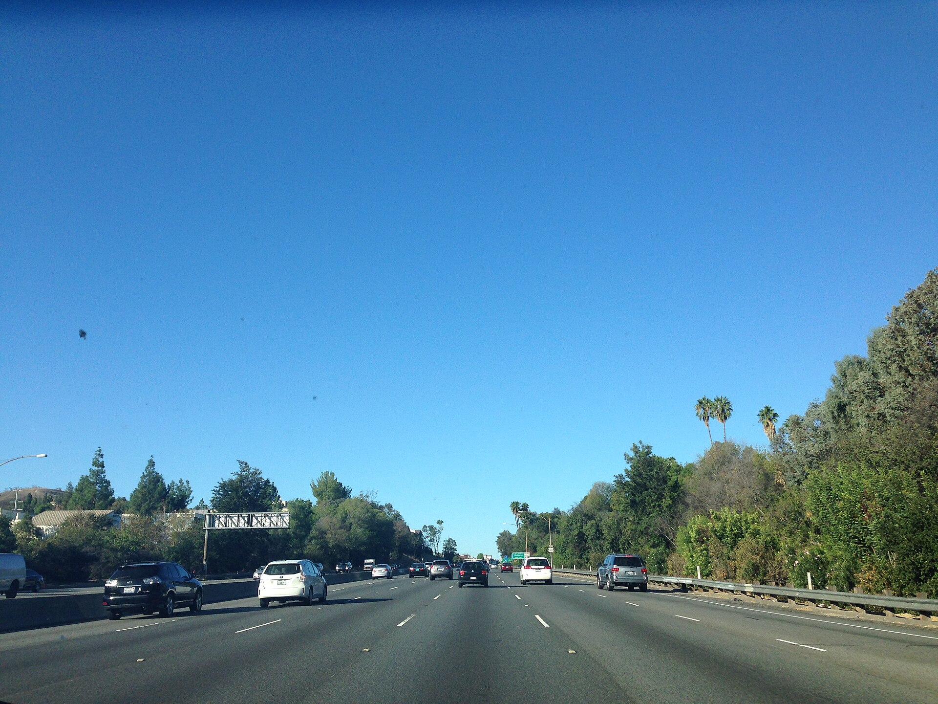 Residential streets of Woodland Hills in the western San Fernando Valley