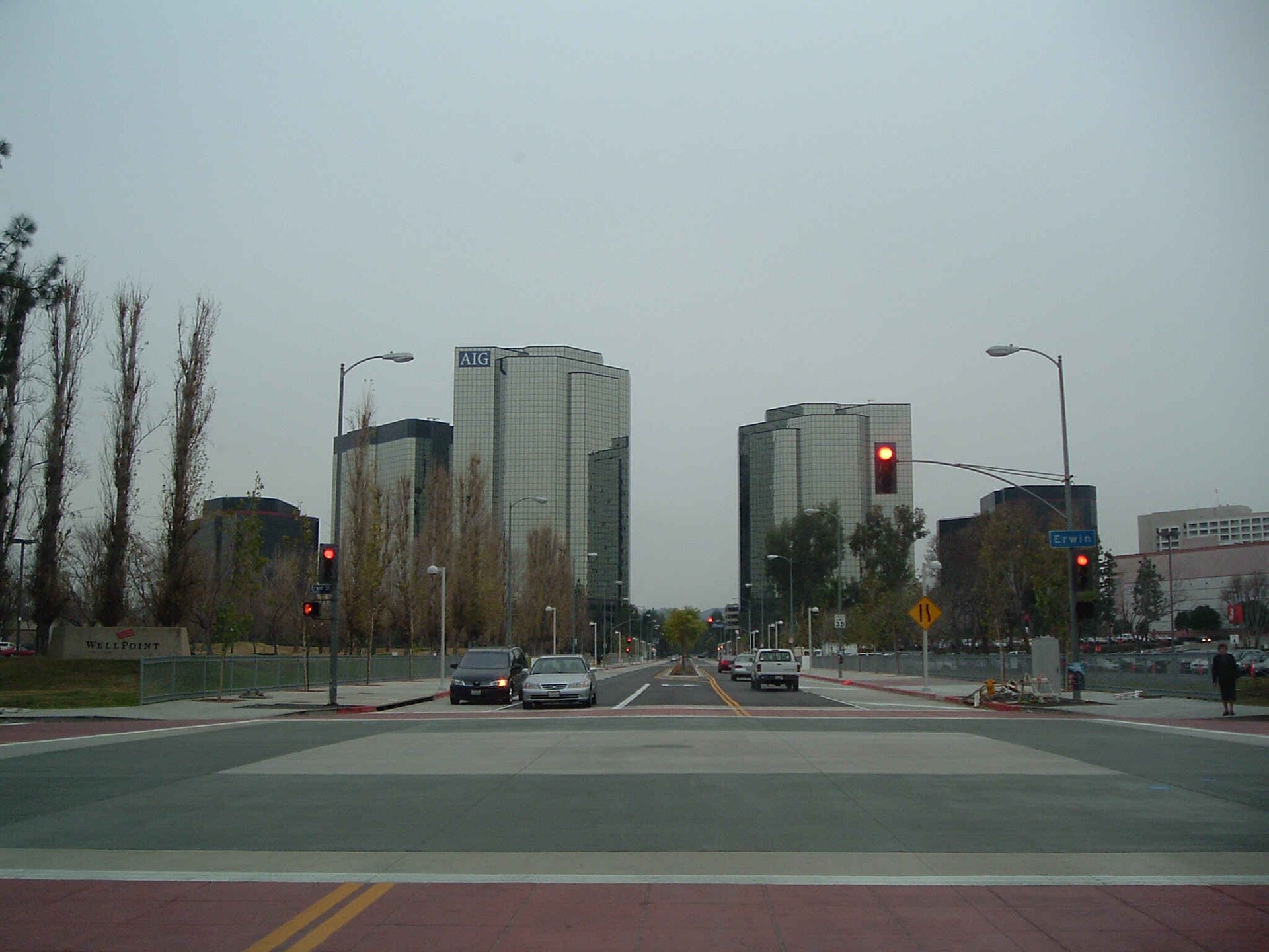 Warner Center high-rises in Woodland Hills